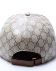GCCI GG Supreme 'Boutique' Baseball Hat XL Brown