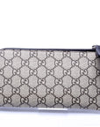 GCCI GG Supreme Kingsnake L-Zip Wallet Black