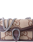 GCCI Dionysus GG Canvas Shoulder Small Brown