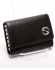 GCCI Key Case Leather Black