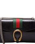 GCCI Dionysus Leather Shoulder Small Black