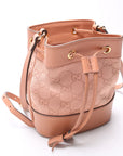 GCCI GG Canvas Ophidia Mini Bucket Pink