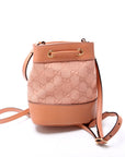 GCCI GG Canvas Ophidia Mini Bucket Pink