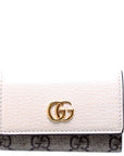 GCCI Marmont Key Case Cream