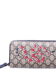 GCCI GG Snake Wallet Red/Black