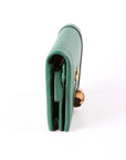 GCCI Diana Card Case Wallet Green