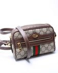 GCCI Ophidia Small Shoulder Bag Brown