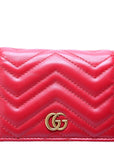 GCCI GG Marmont Card Case Red