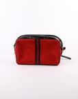 GCCI Ophidia Suede Small Crossbody Red