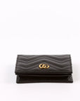 GCCI GG Marmont Card Case Black