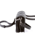 GCCI GG Nylon Enamel Mini Chain Bag Black