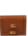 GCCI Diana Card Case Wallet Brown