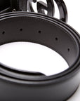 GCCI GG Marmont Jumbo GG Wide Monochrome Belt Size / Black