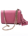GCCI Miss Bamboo Tassel Chain Bag Purple