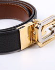 GCCI -Tone Interlock G Reverse Leather Size /