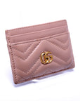 GCCI GG Marmont Card Holder Beige