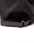 GCCI GG Canvas Web Cap Hat Size XXL Black