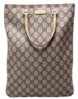 GCCI GG Supreme Vertical Flat Tote