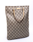 GCCI GG Supreme Vertical Flat Tote