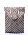 GCCI GG Supreme Vertical Flat Tote