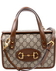 GCCI GG Supreme Horsebit Mini Top Handle Bag