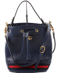 GCCI Ophidia Bucket Bag Navy