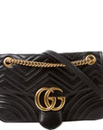GCCI Marmont Shoulder Bag Black