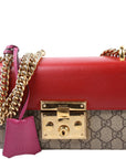 GCCI Padlock GG Supreme Small Red