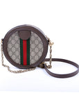 GCCI Ophidia GG Supreme Round Small Crossbody