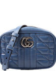 GCCI Marmont Aria Mini Camera Bag Blue