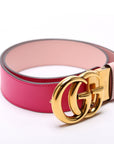 GCCI GG Marmont Reversible Leather Belt Size / Pink