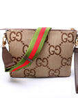 GCCI Jumbo GG Messenger Brown