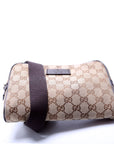 GCCI GG Canvas Belt Bag Brown