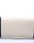 GCCI Jumbo GG Wallet Beige/Black