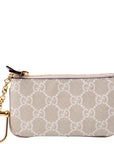 GCCI GG Supreme Ophidia Key Case Beige