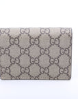 GCCI GG Supreme Marmont Card Case White