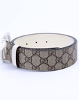 GCCI Marmont GG Supreme Belt Size / White