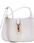 GCCI Jackie Mini Hobo Leather White
