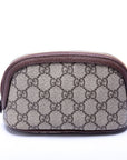 GCCI Ophidia GG Supreme Medium Cosmetic Case Brown