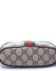 GCCI Ophidia GG Supreme Medium Cosmetic Case Brown