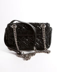 GCCI Marmont Sequin Shoulder Mini Flap Black