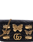 GCCI GG Marmont Animal Stud Mini Bag