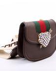 GCCI Jeweled Heart Totem Brown