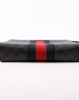 GCCI GG Supreme Web Pouch Black