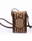 GCCI Horsebit Jumbo GG Canvas Mini Bag
