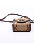 GCCI Horsebit Jumbo GG Canvas Mini Bag