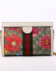 GCCI GG Supreme Flora Ophidia Small Chain White