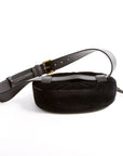 GCCI Marmont Velvet Belt Bag Black