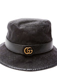 GCCI Marmont GG Canvas Bucket Size Medium Black