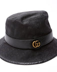 GCCI Marmont GG Canvas Bucket Size Medium Black